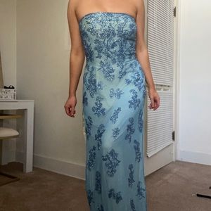 Strapless Beaded Dress